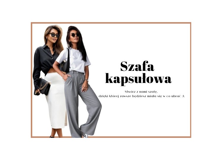 Jak Zbudować Szafę Kapsułową z Asortymentem ze Sklepu Bonays.pl?